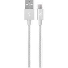 Кабель Ttec USB - мicro USB (M/M), AlumiCable, 1.2 м, Silver (2DK11G)