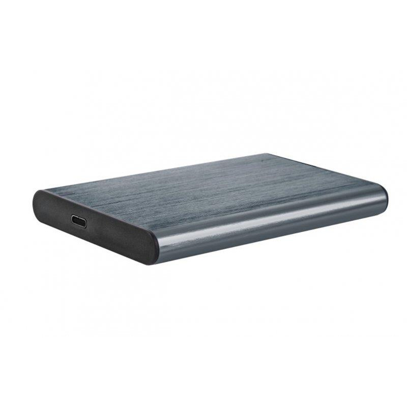 Зовнішня кишеня Gembird SATA HDD 2.5", USB 3.1, алюміній, Grey (EE2-U3S-6-GR)