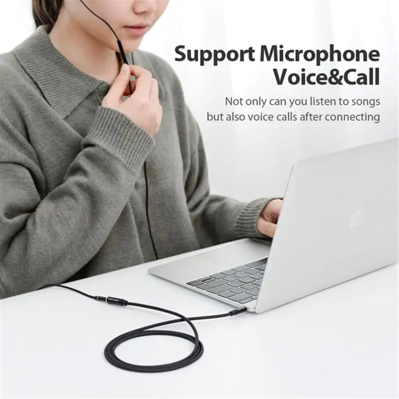 Кабель Vention Audio 3.5 мм - 3.5 мм, M/F, 1 м, чорний (BHBBF) Кабель Vention Audio 3.5 мм - 3.5 мм, M/F, 1 м, чорний (BHBBF)