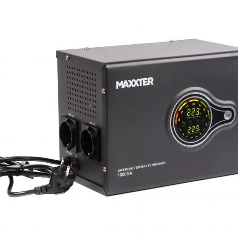 Джерело безребійного живлення Maxxter MX-HI-PSW500-01 500VA