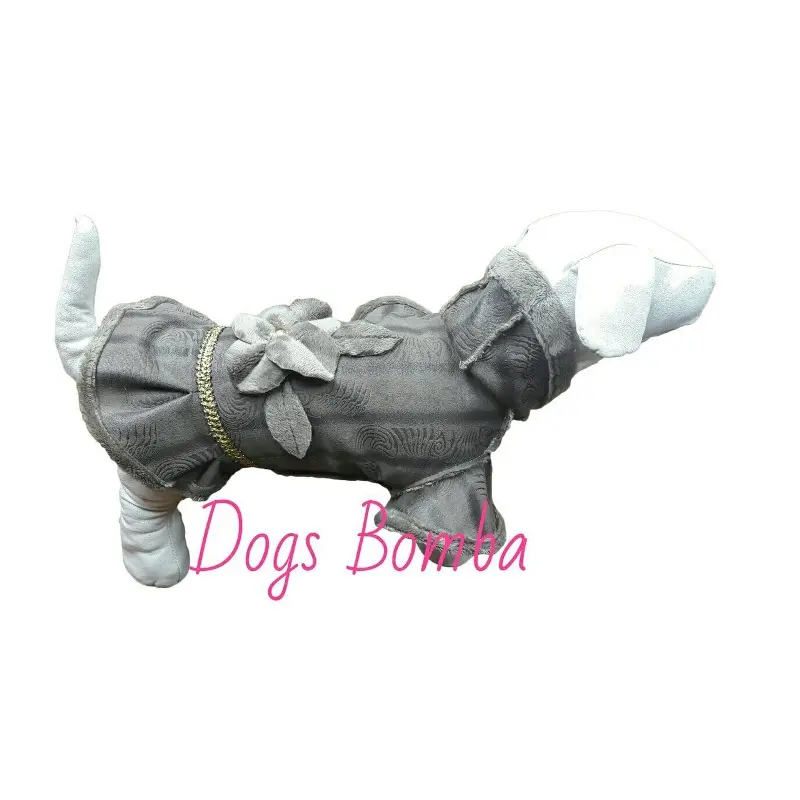 Дублянка з спідницею рибки сірі J-15