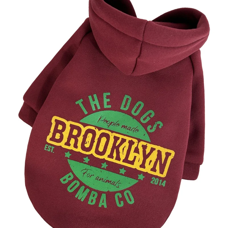 Толстовка Brooklyn марсала Y-339
