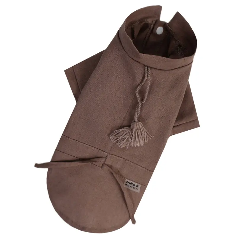 Сорочка лляна коричнева RUB-58