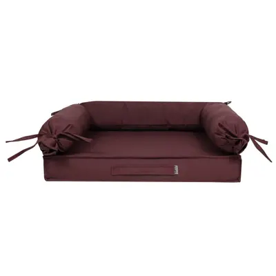 Лежак HugRoll oxford марсала L-21