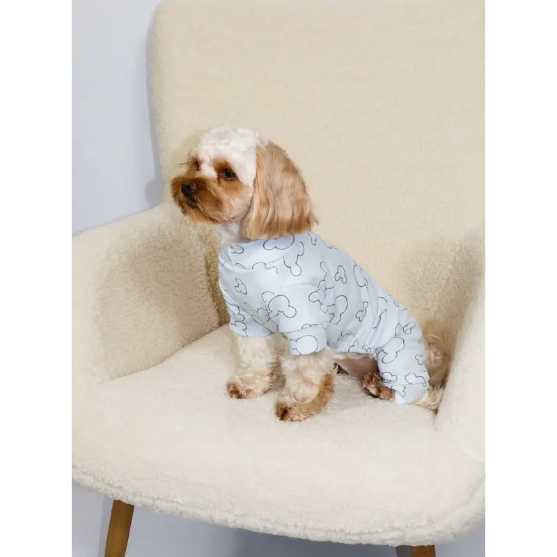 Пижама Міккі контур блакитна D-223