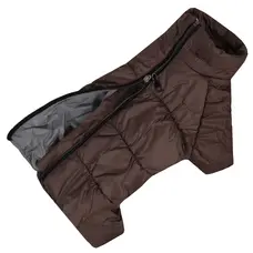 Зимовий комбінезон ДЛЯ ТАКС шоколад RT-37