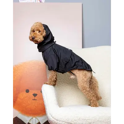 Дощовик-куртка фліс чорний M-147