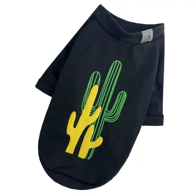 Футболка Кактус чорна F-84