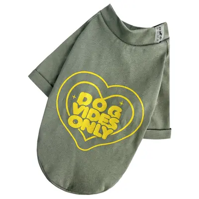 Футболка Dog Vibes м'ята F-89