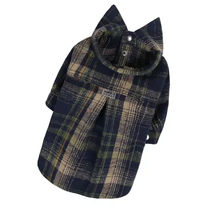 Сорочка картата неві беж RUB-66