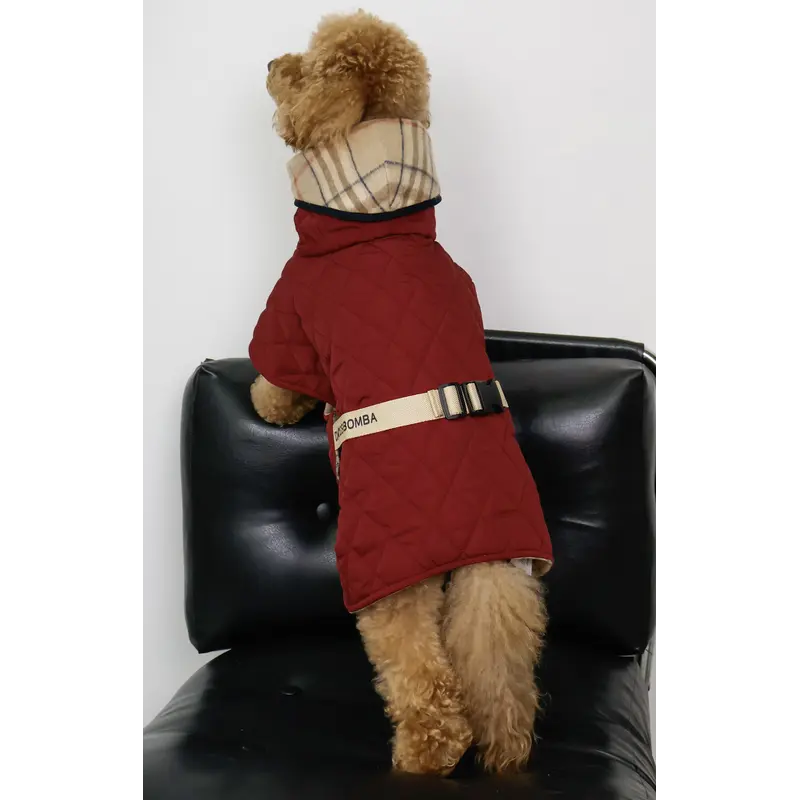 Жилет стежка двосторонній марсала G-113