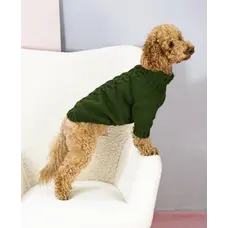 Светр в'язаний Косичка хакі Y-387