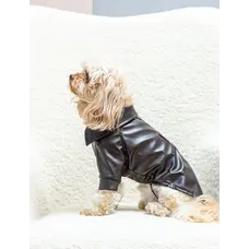 Куртка з екошкіри шоколад K-102