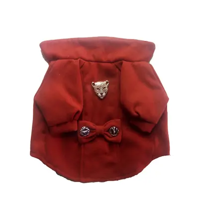 Пальто кашемір Тигр рижое L-2