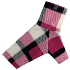 Светр флiс картатий малина Y-359