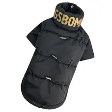 Куртка з фіксаторами чорна K-94