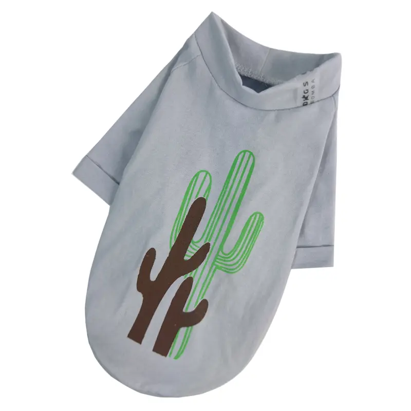 Футболка Кактус сіра F-83