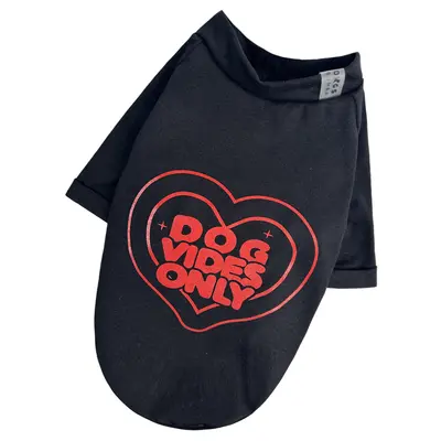 Футболка Dog Vibes чорна F-92