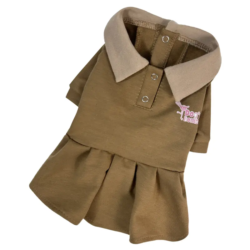 Сукня Поло коричневе P-38