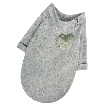 Футболка перфорована сіра F-75