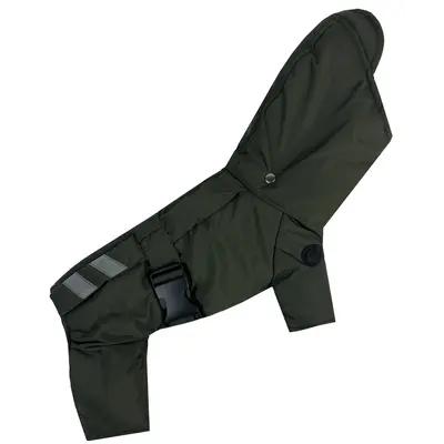 Зимовий комбінезон з поясом хакі R-60