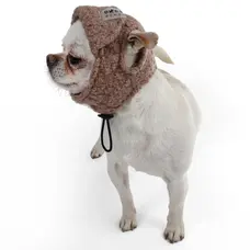 Шапка Авіатор тедді какао S-76