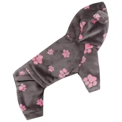 Костюм махровий лапки рожеві D-236