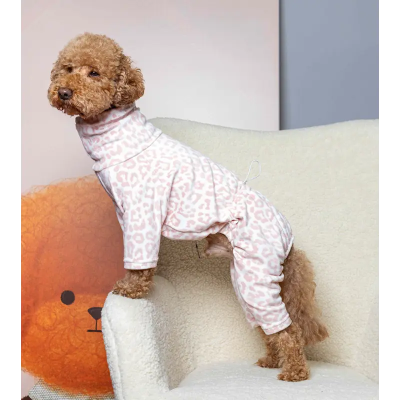 Костюм велюровий Лео пудра D-246