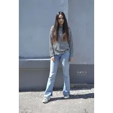 Тільняшка жiноча чорно-бiла L-1