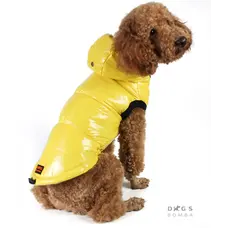 Жилет лакований жовтий G-43