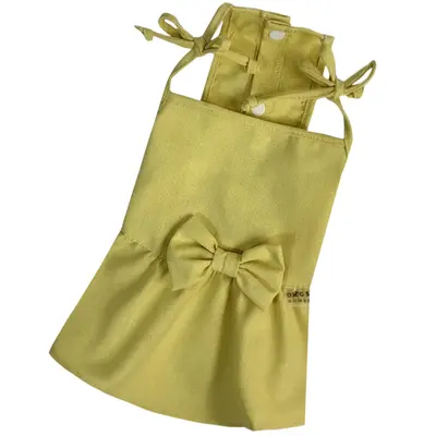 Сарафан лляний жовтий P-40