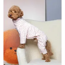 Костюм велюровий Лео пудра D-246