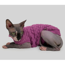 Светр для котiв в'язаний cоти рожевий SC-8