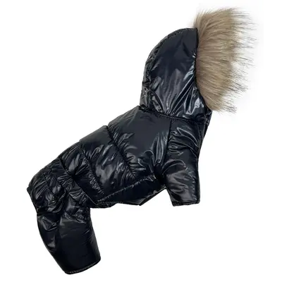 Зимовий комбінезон монклер синiй A-73