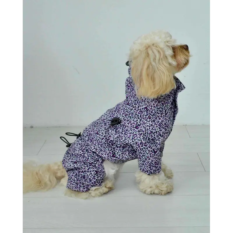 Дощовик з фіксаторами леопард M-125