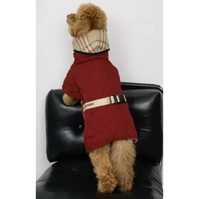 Жилет стежка двосторонній марсала G-113