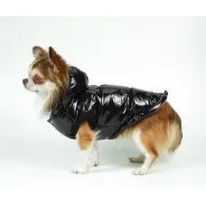 Жилет лакований чорний G-52