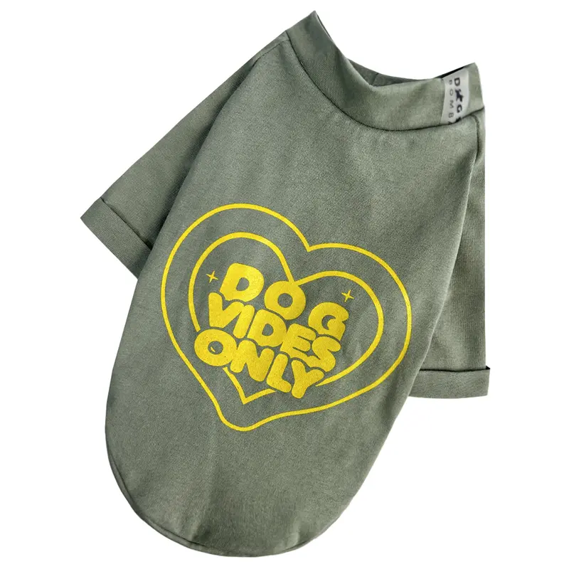 Футболка Dog Vibes м'ята F-89