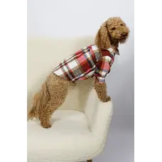 Сорочка картата червона RUB-60