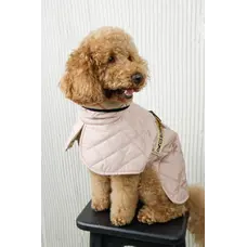 Жилет стежка двосторонній пудра G-121