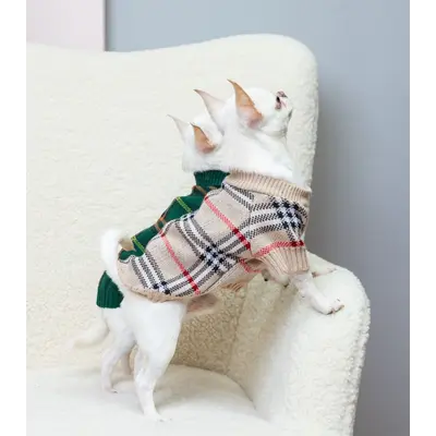 Светр в'язаний Burberry беж Y-365