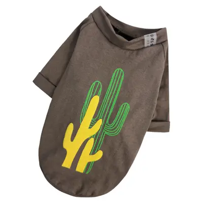 Футболка Кактус шоколад F-85
