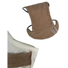 Кепка вельвет шоколад S-71