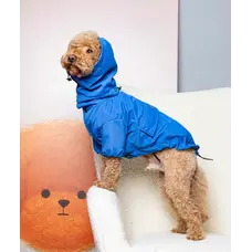 Дощовик-куртка фліс синій M-146