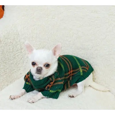 Светр в'язаний Burberry смарагд Y-366