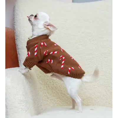 Светр в'язаний Цукерка шоколад Y-391