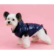 Жилет монклер синій G-83