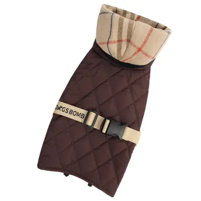 Жилет стежка двосторонній шоколад G-115