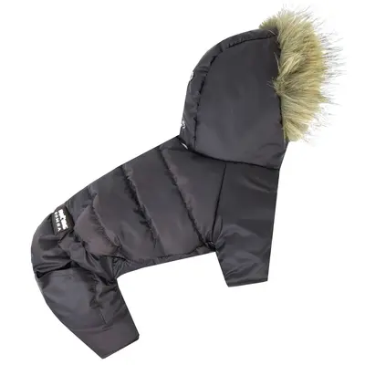 Зимовий комбінезон на хутрі моко AM-39