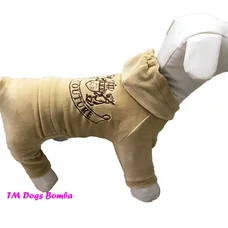 Велюровий костюм Джуси бежевий D-30